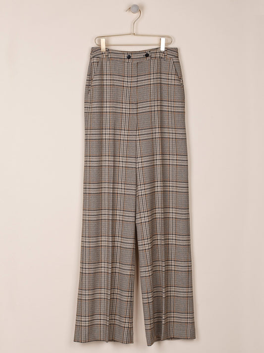 PANTALÓN PALAZZO TINTE EN HILO