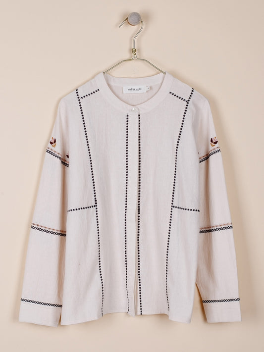 Shirt with embroidery