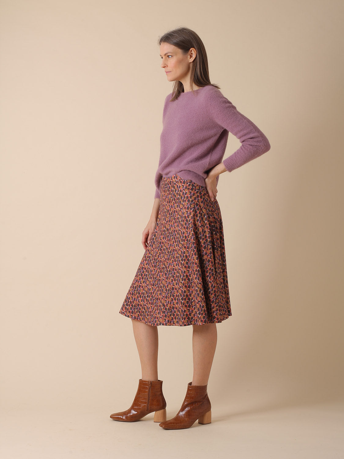 JERSEY EN PUNTO ESPONJOSO CON MOHAIR