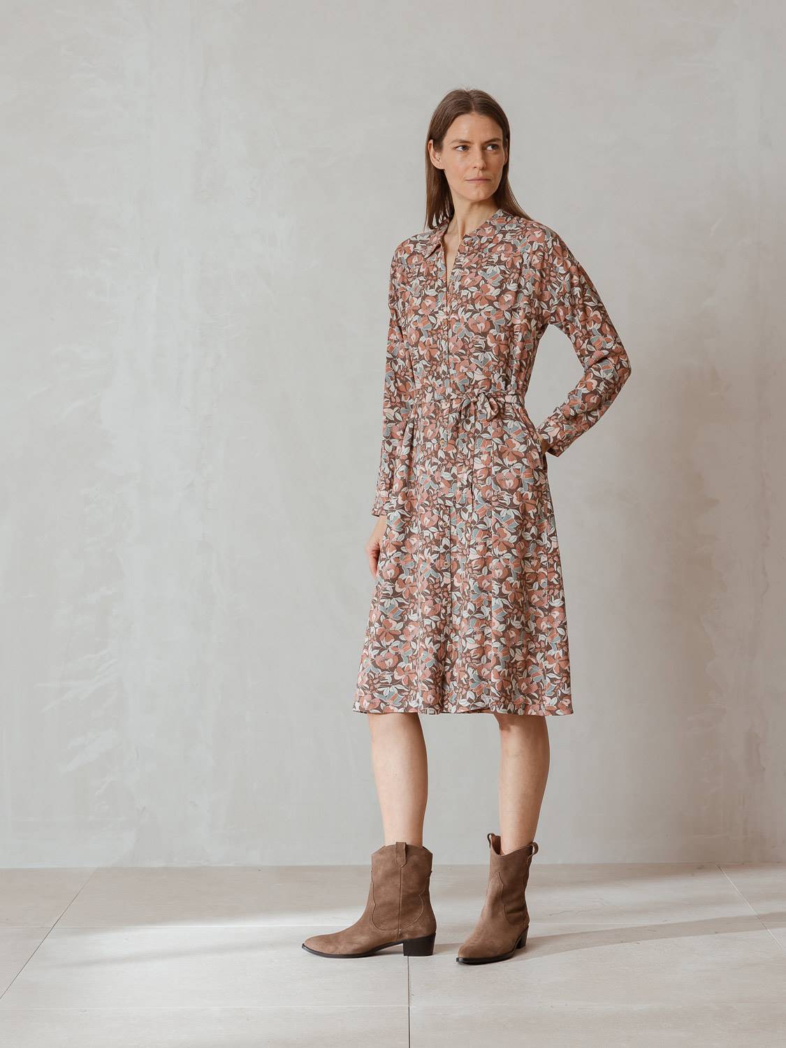 VESTIDO CAMISERO RETRO
