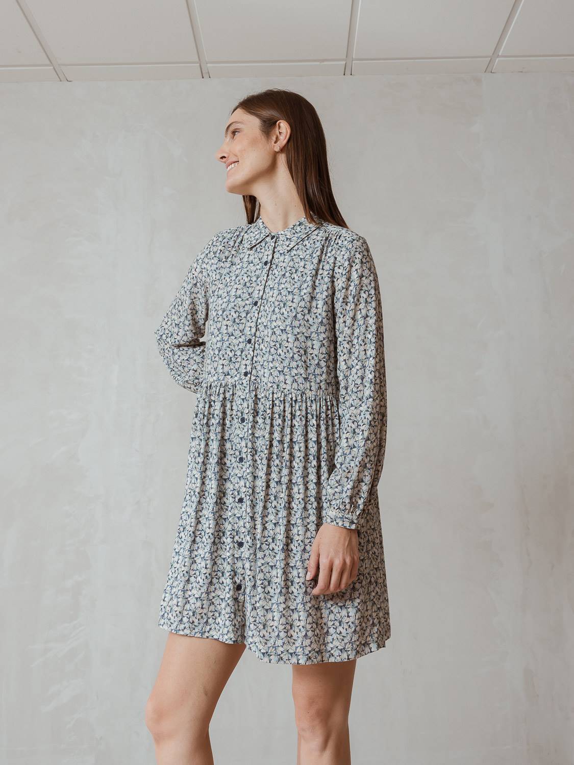 VESTIDO CAMISERO FLOR