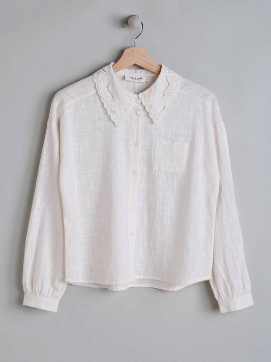 CAMISA CUELLO BORDADO