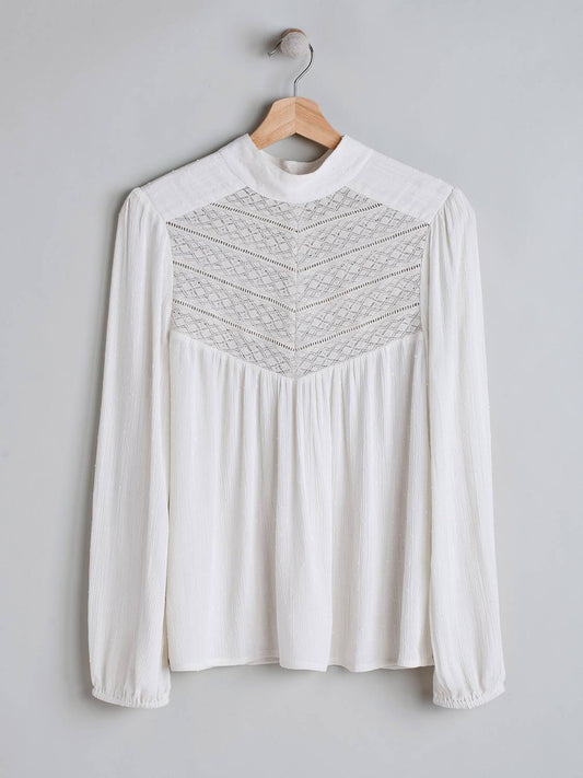 BLUSA PLUMETI PUNTILLAS