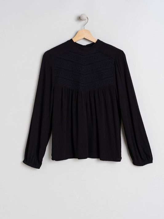 BLUSA PLUMETI PUNTILLAS