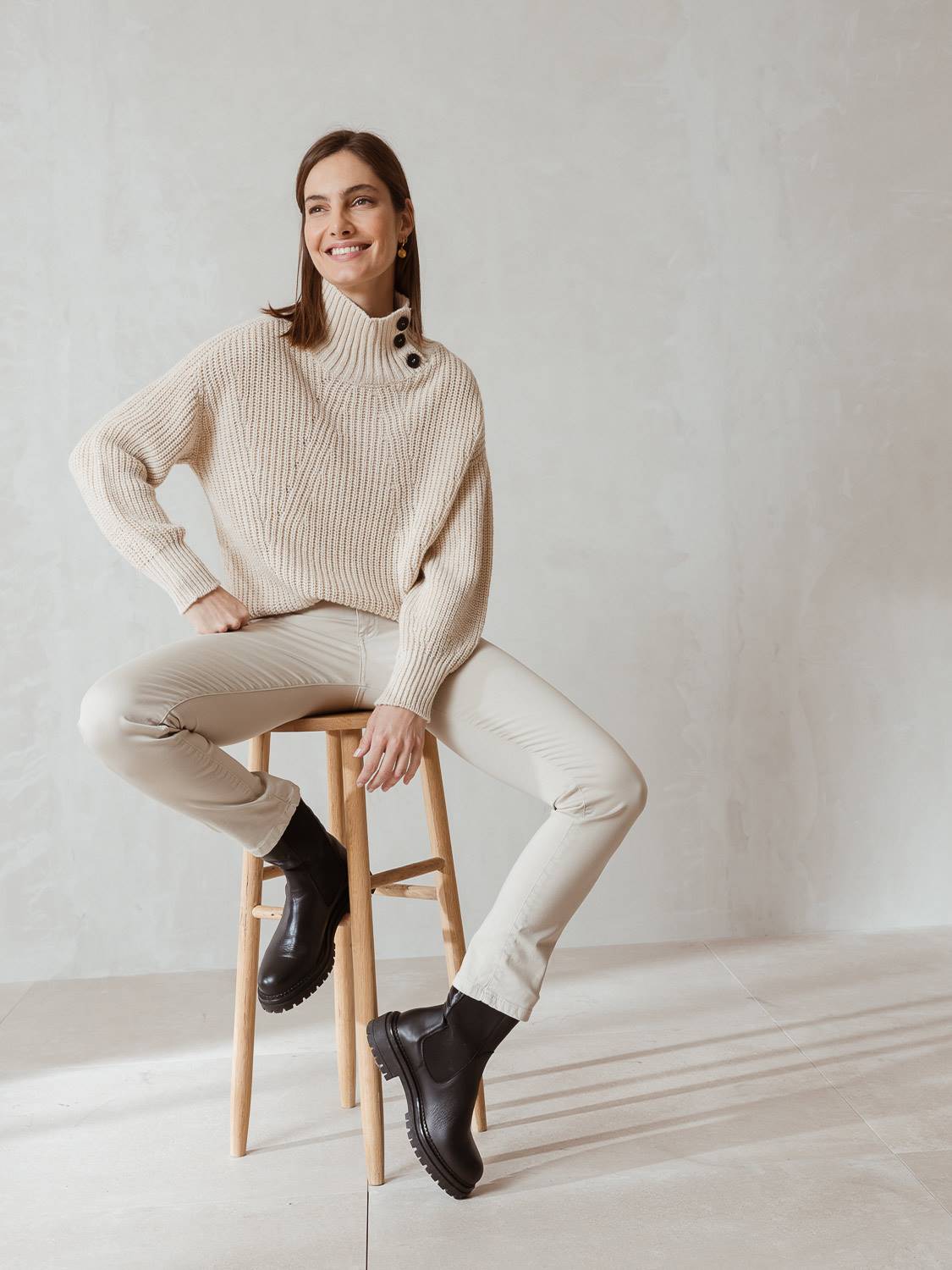 PANTALÓN SLIM ALGODÓN