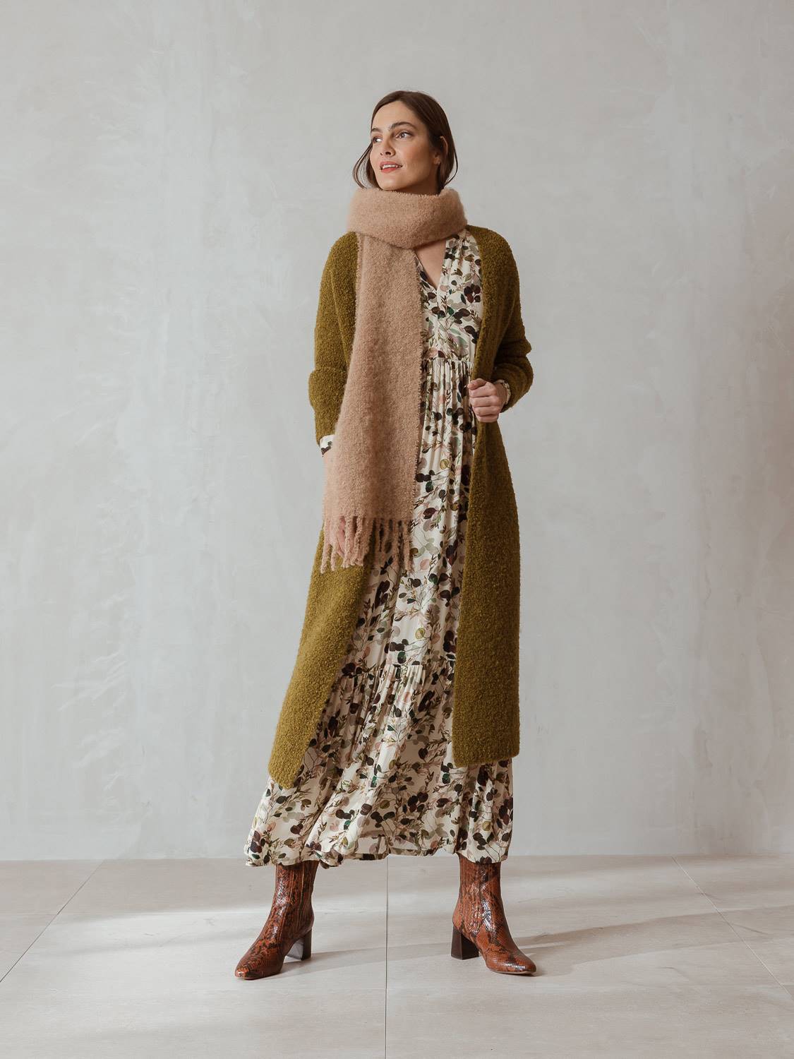 CHAQUETA PUNTO MAXI