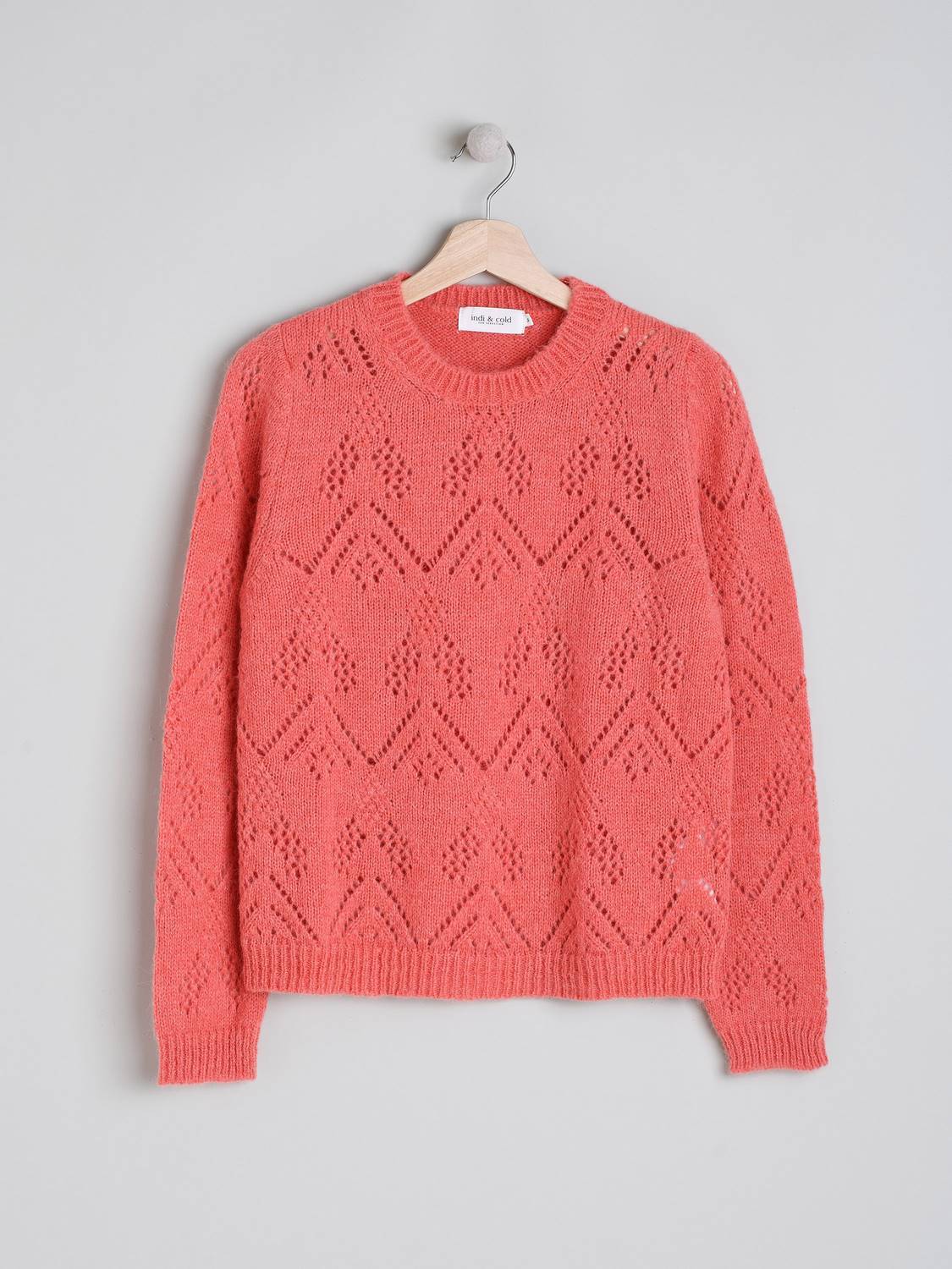 OPENWORK KNITTED JERSEY