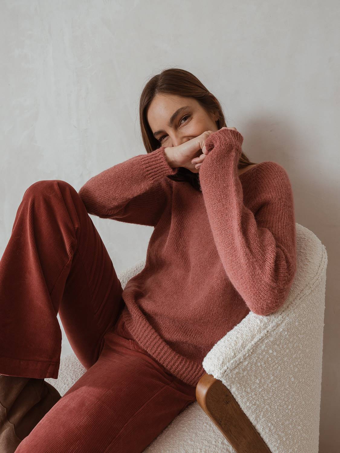 PULL EN MAILLE D'ALPAGA