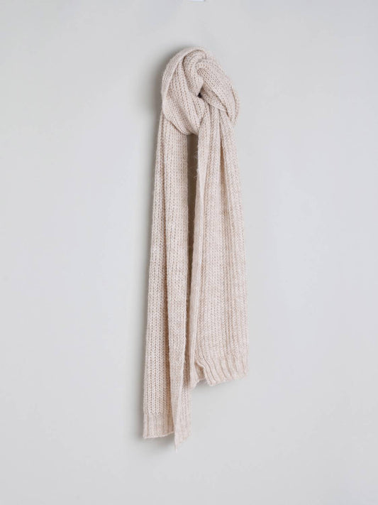 MONOCOLOR KNITTED SCARF