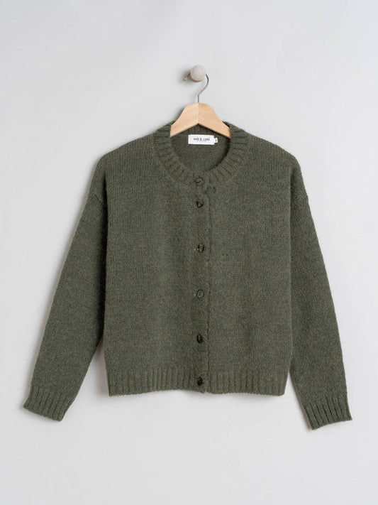 CARDIGAN CORTO ALPACA