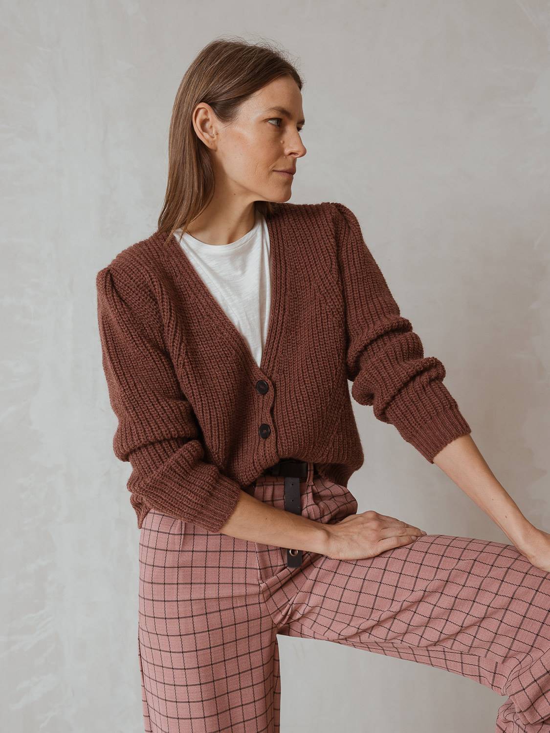 CARDIGAN CORTO PICO