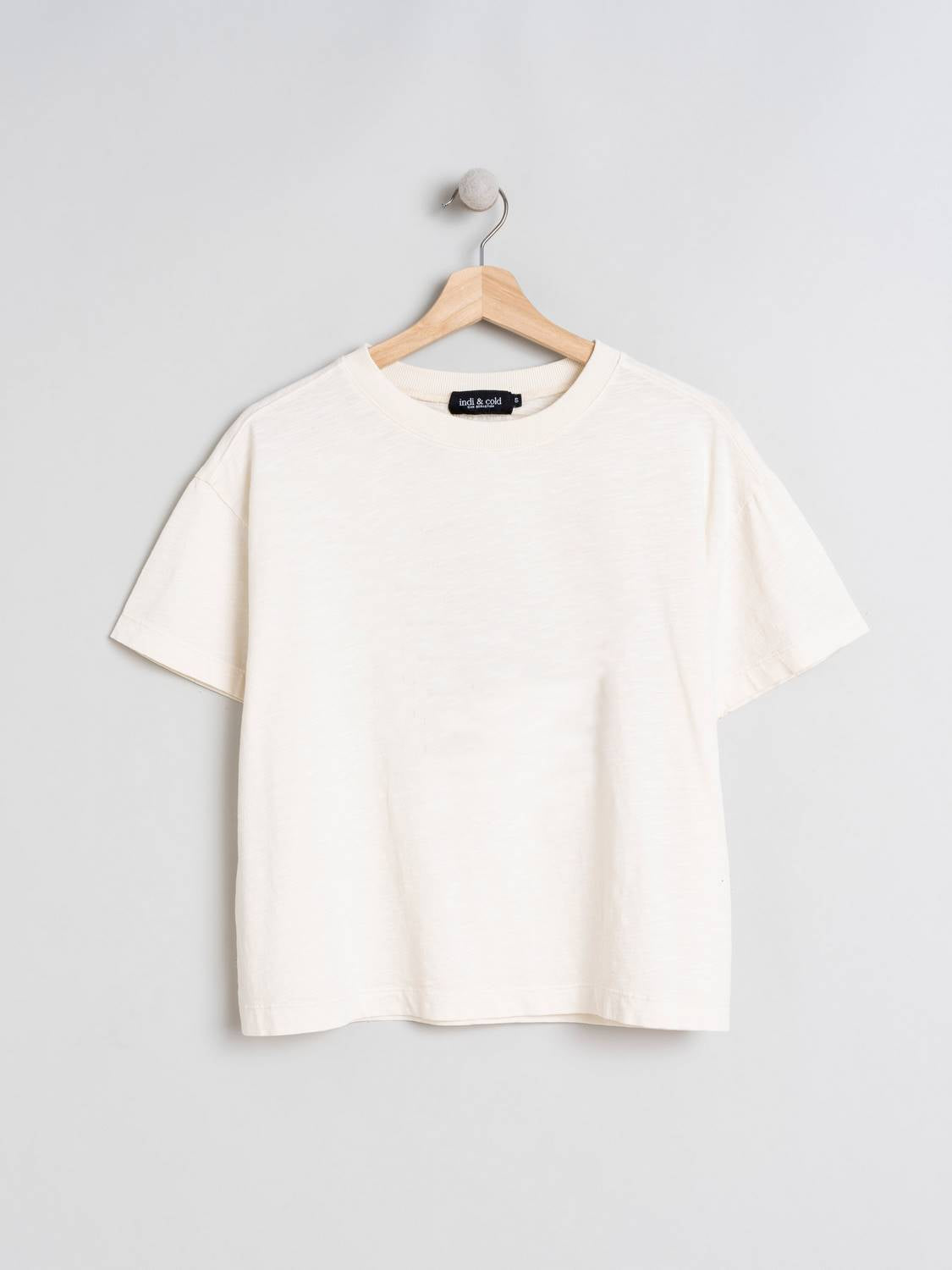 T-SHIRT COURT EN COTON