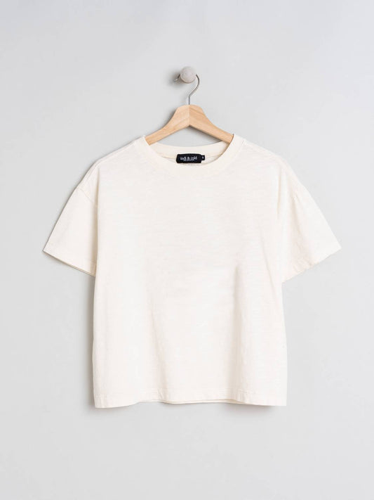 T-SHIRT COURT EN COTON