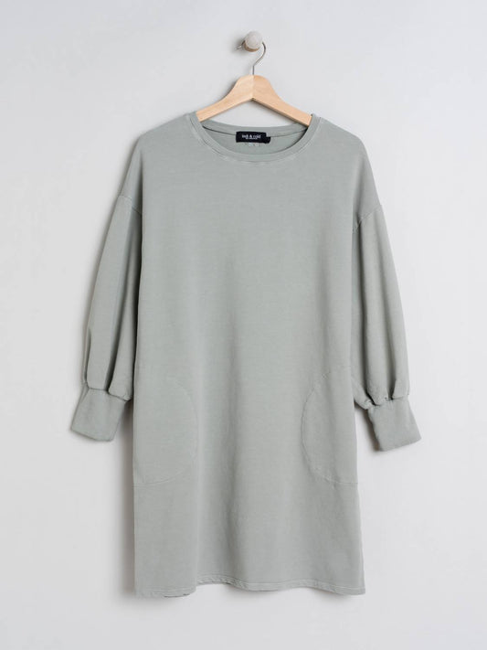 VESTIDO SUDADERA ALGODÓN