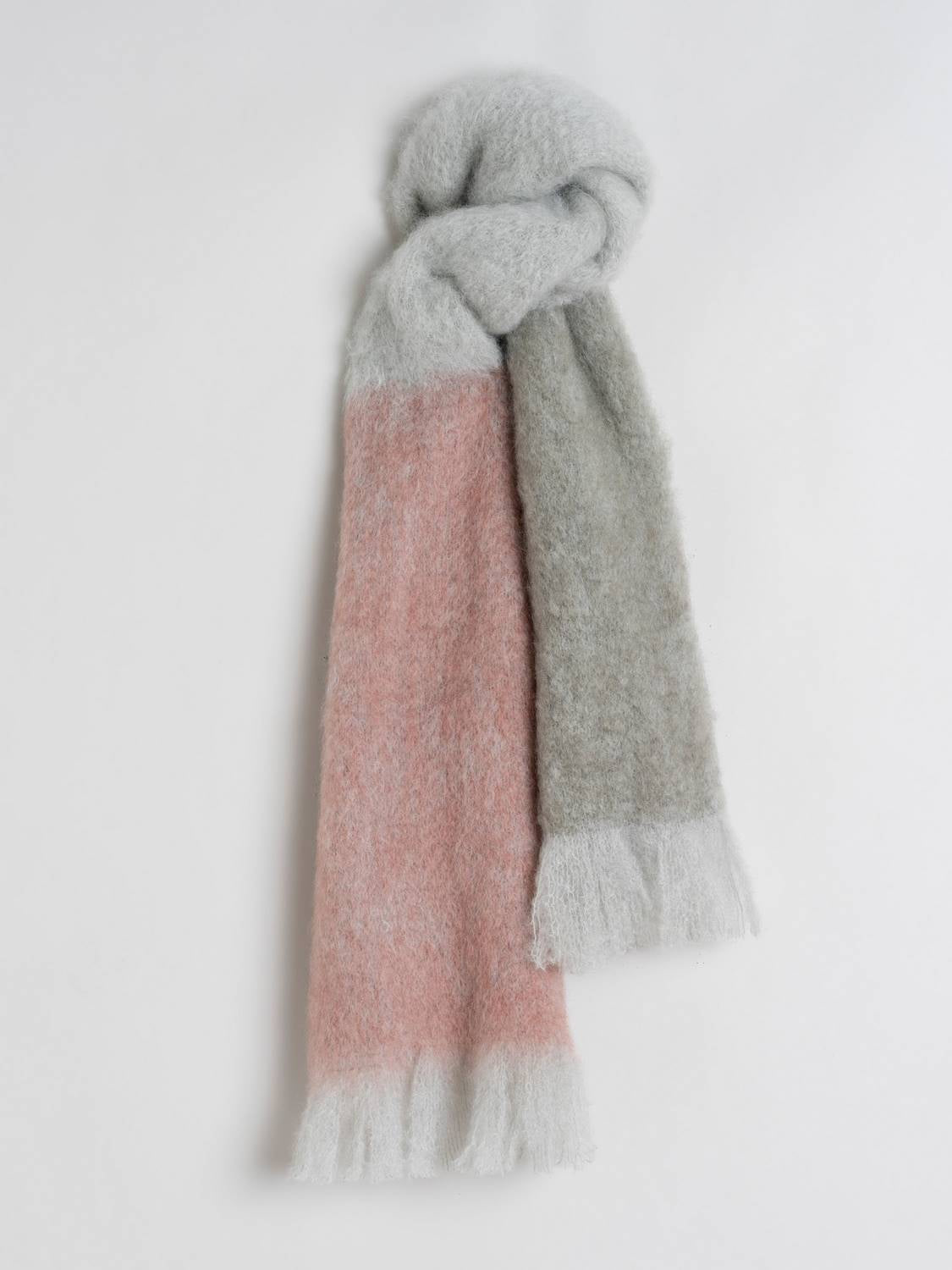 BUFANDA MOHAIR TRICOLOR