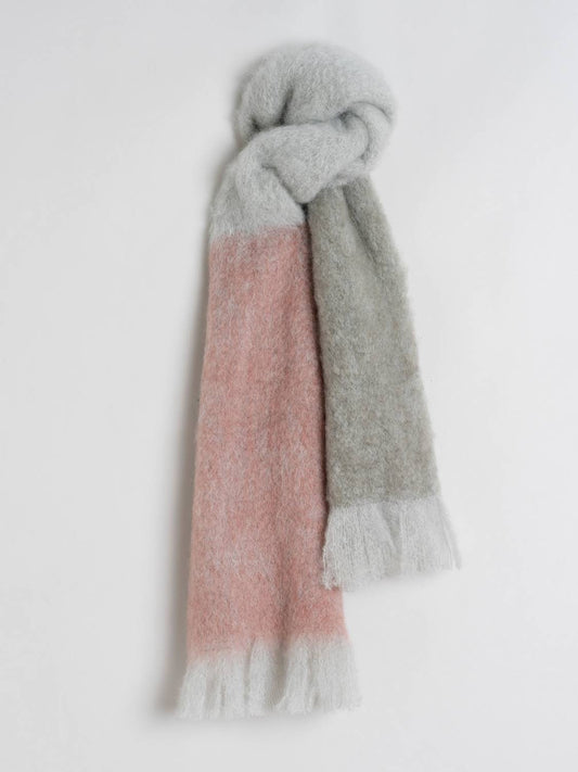 BUFANDA MOHAIR TRICOLOR