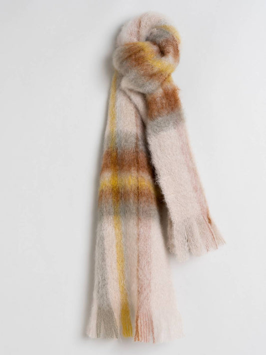 BUFANDA MOHAIR CUADROS