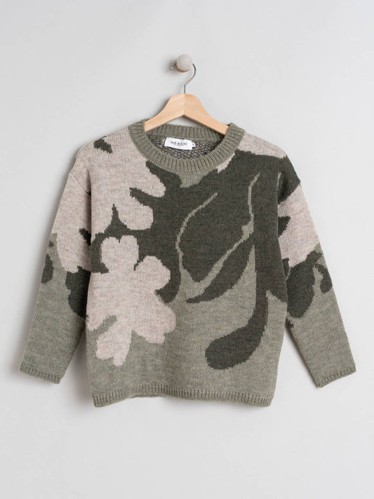 MAILLE FEUILLES JACQUARD