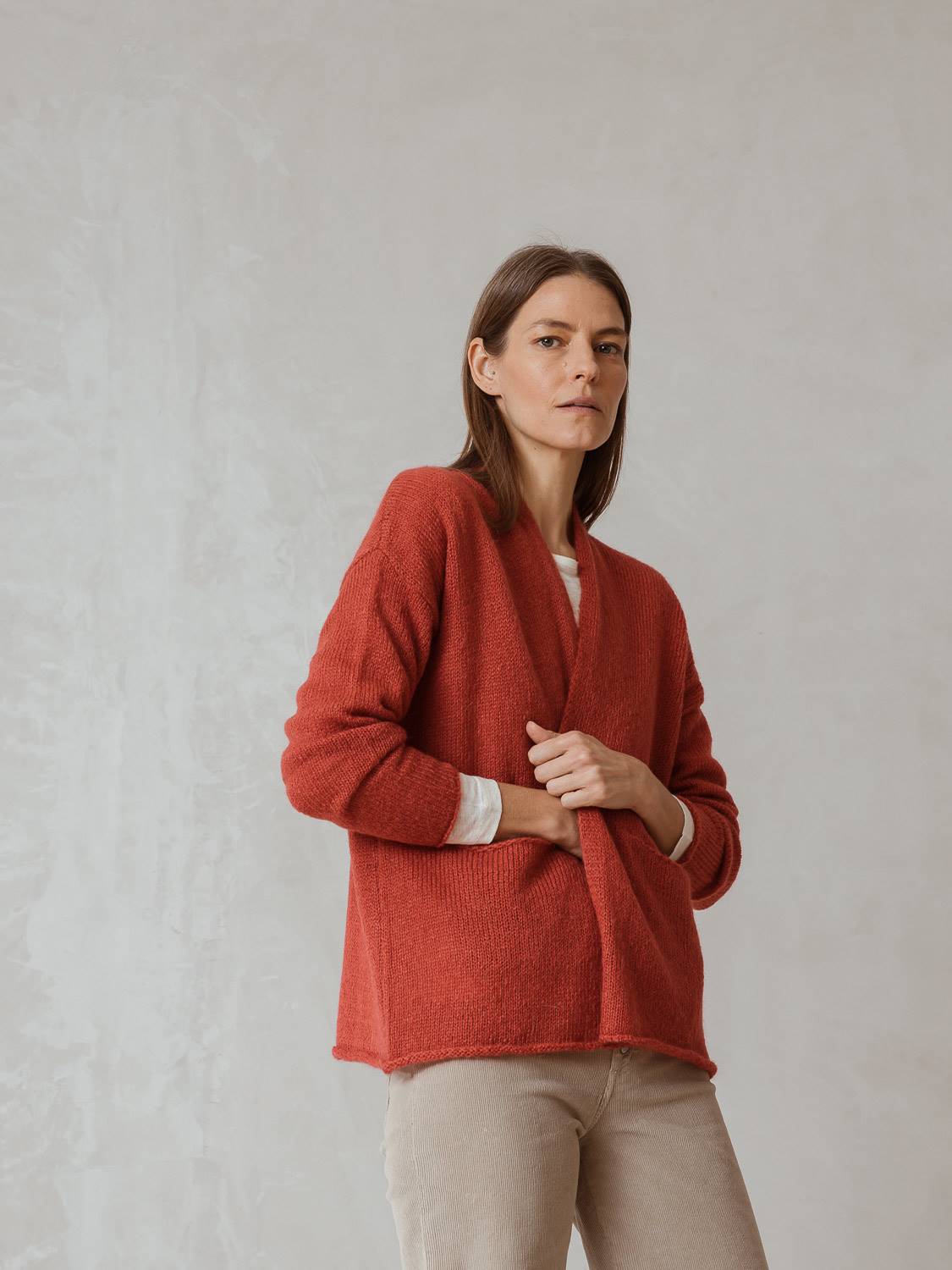 CHAQUETA PUNTO COLOR