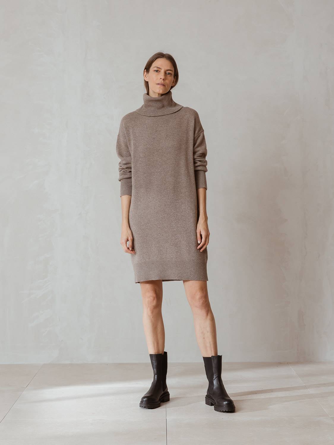 VESTIDO PUNTO LANA