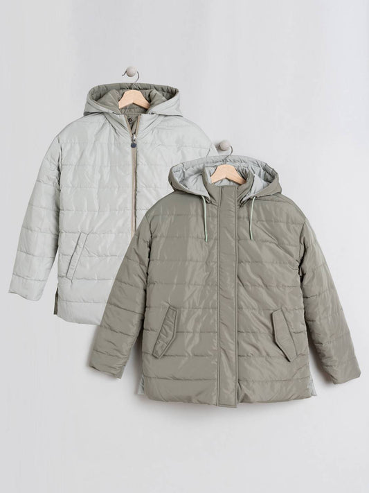 PLUMÍFERO REVERSIBLE CAPUCHA