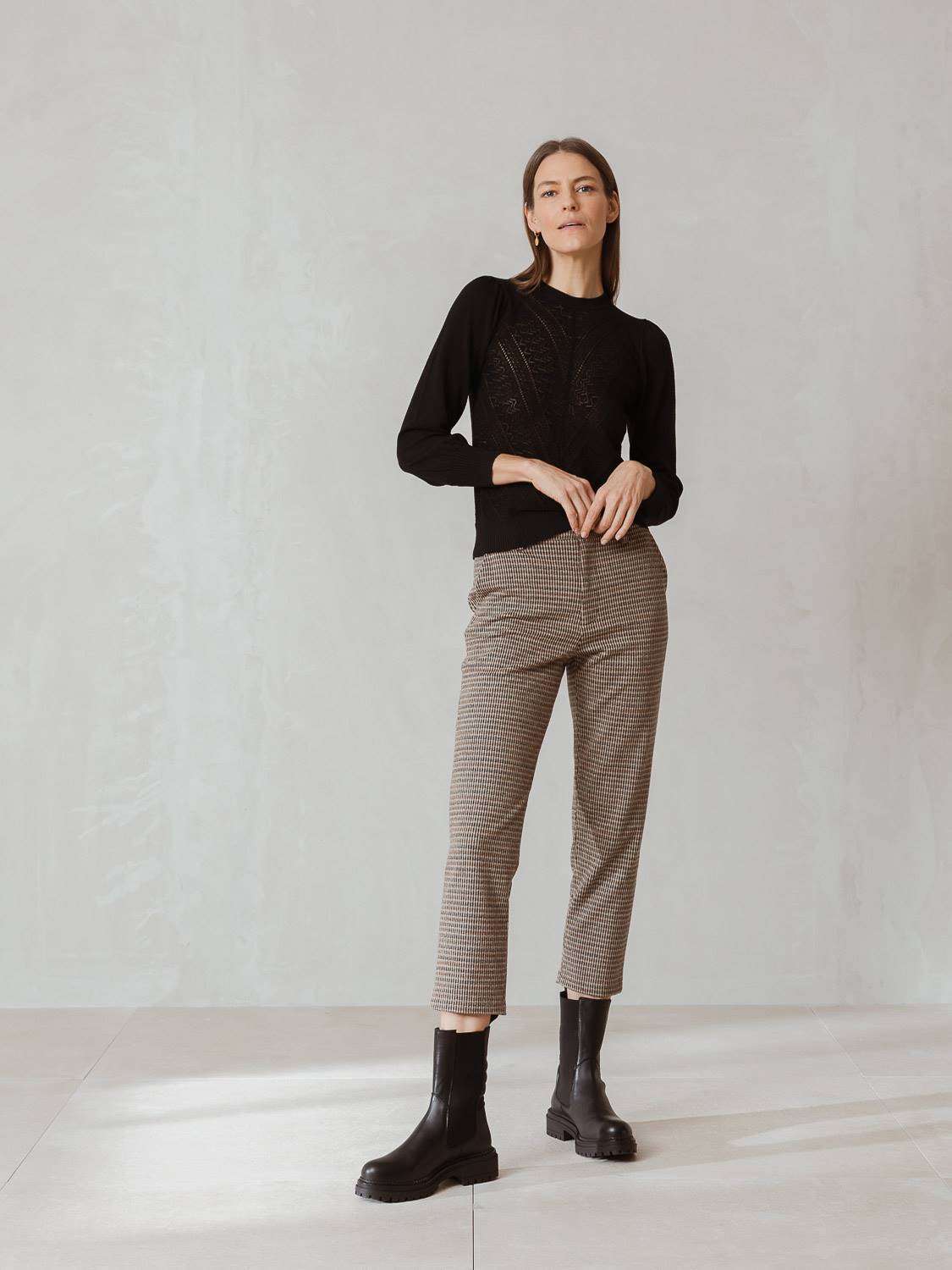 PANTALÓN CHINO CUADROS