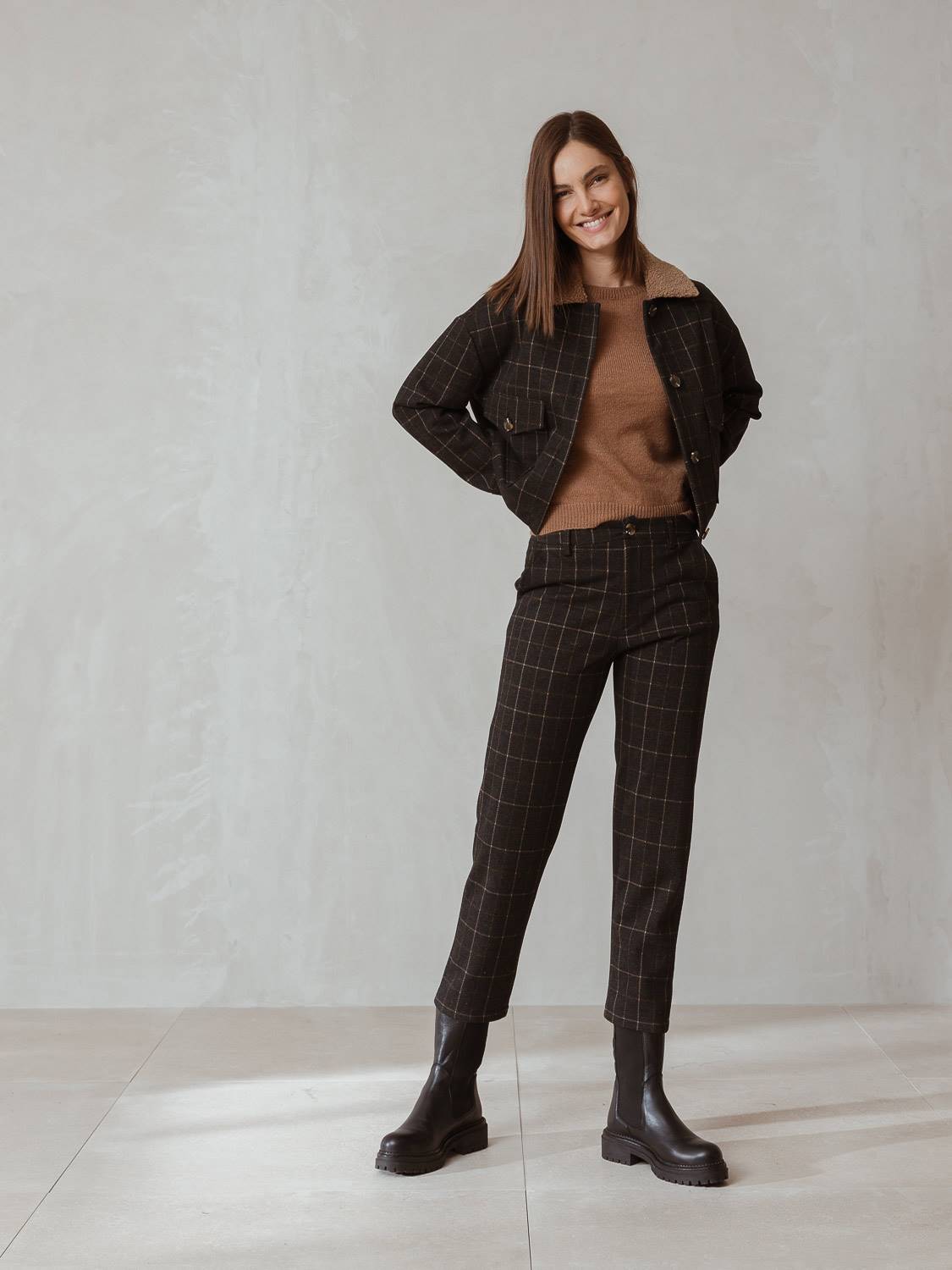 PANTALÓN CHINO CUADROS