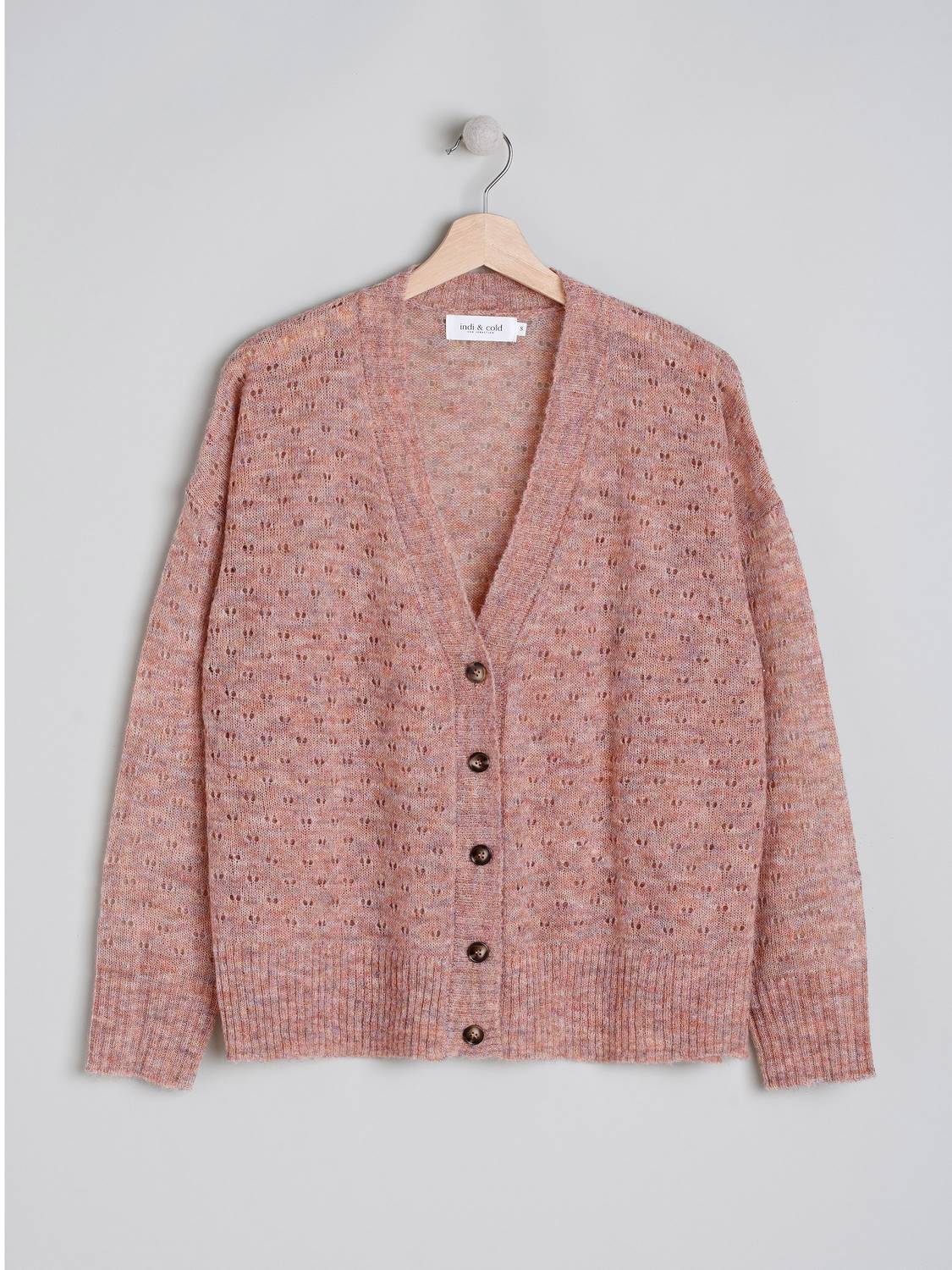 CHAQUETA PUNTO CALADO