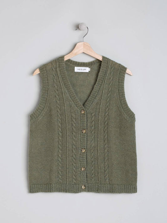 CHALECO TRENZADO MOHAIR