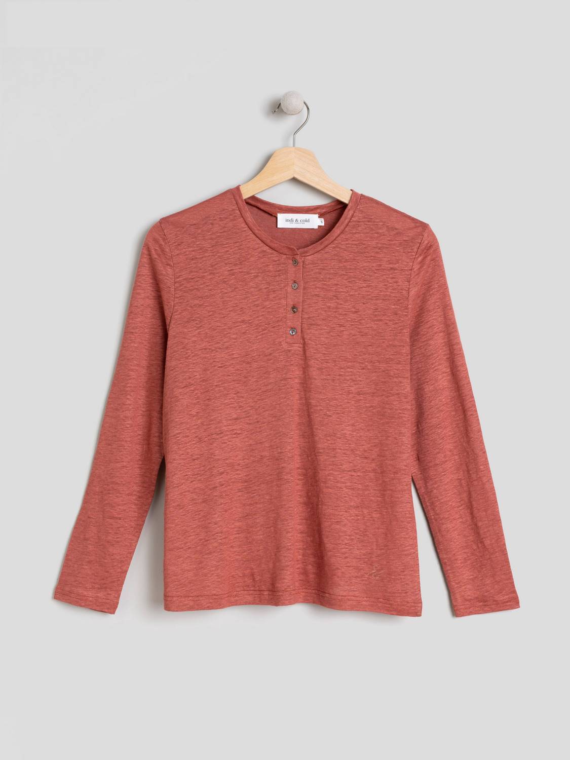 CAMISETA LINO BOTONES