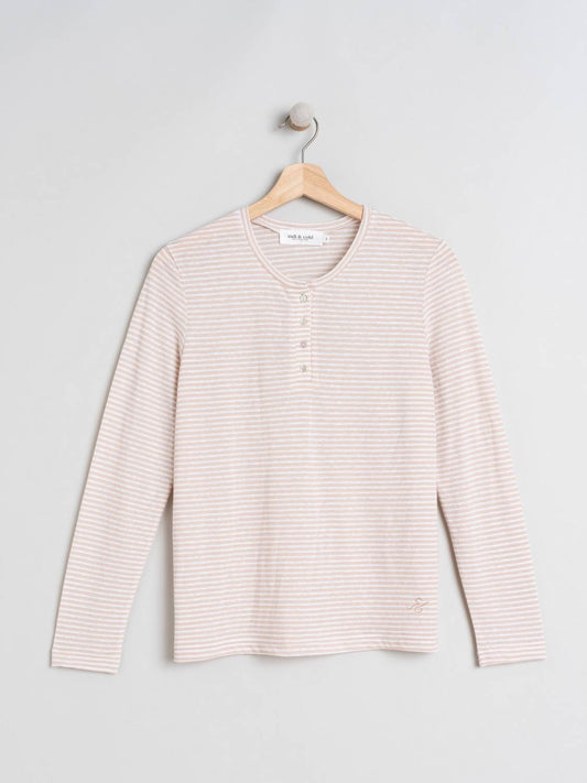 CAMISETA LINO BOTONES