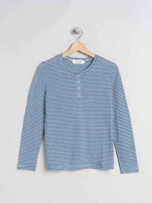 CAMISETA LINO BOTONES