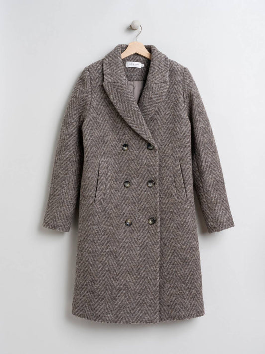 MANTEAU MAXI EN LAINE