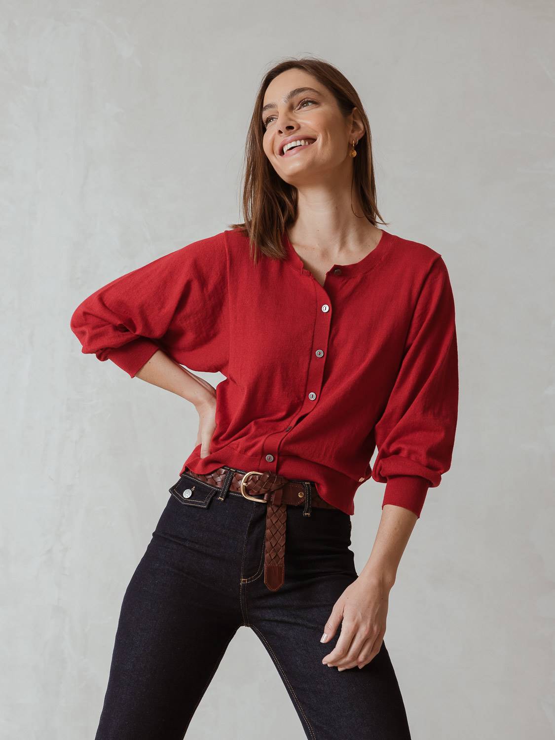 CHAQUETA PUNTO BOTONADURA