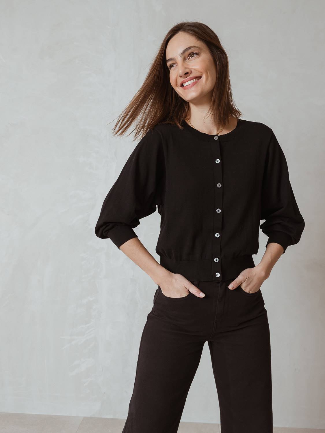 CHAQUETA PUNTO BOTONADURA