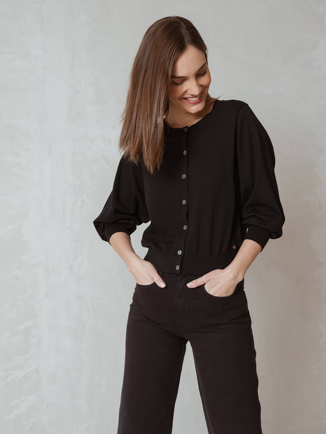 CHAQUETA PUNTO BOTONADURA