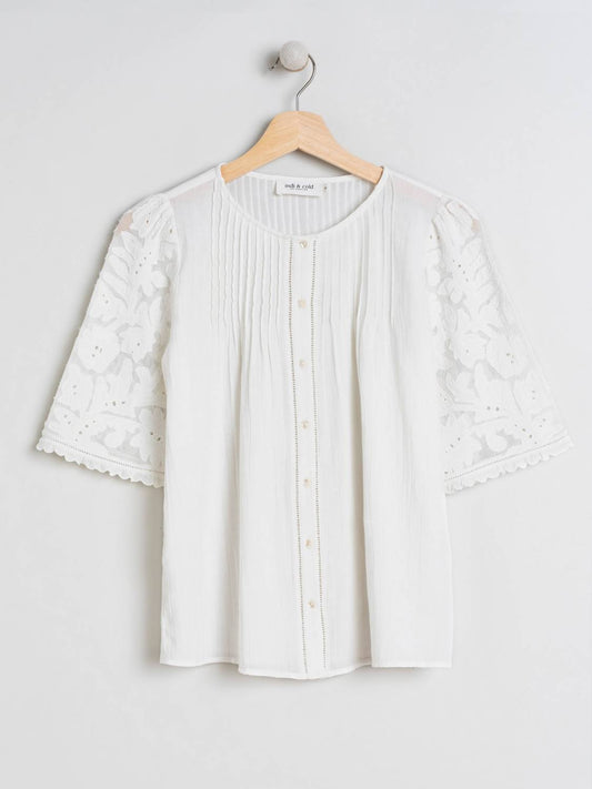 CAMISA BORDADO ALGODÓN