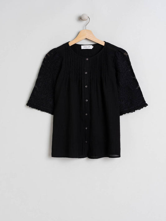 CAMISA BORDADO ALGODÓN