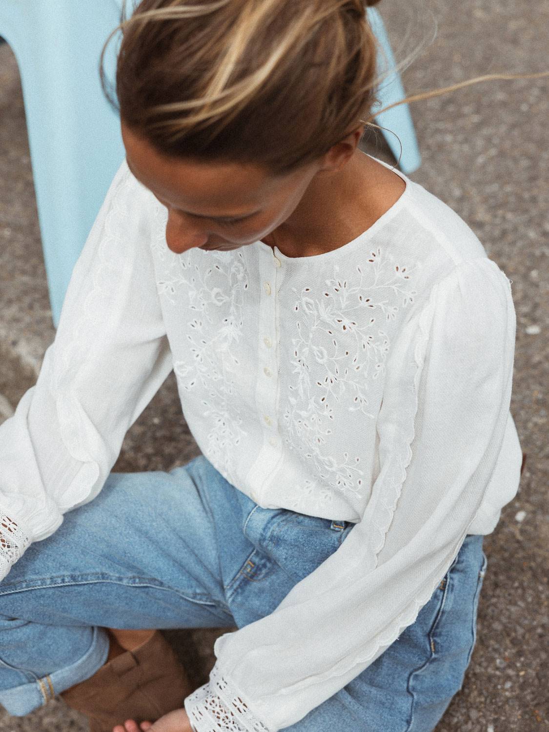 CAMISA BORDADO FLORAL