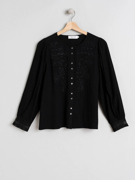 CAMISA BORDADO FLORAL