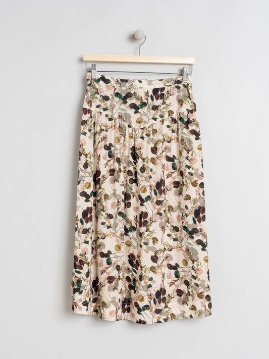 FALDA FRUNCIDA FLORAL