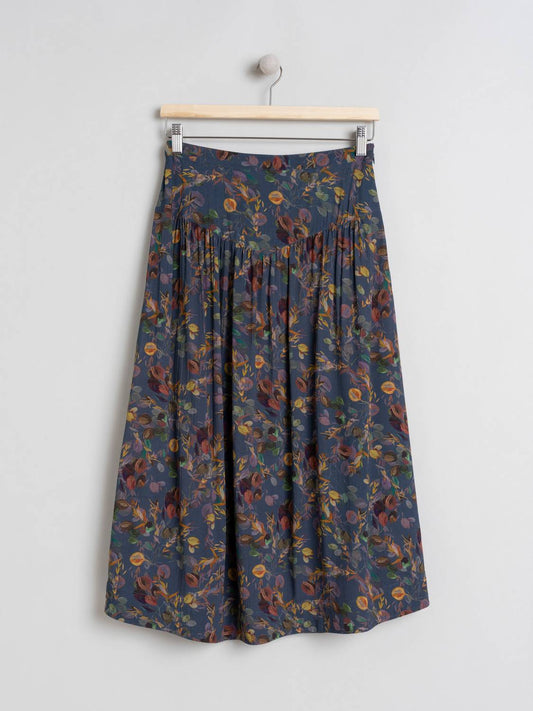 FALDA FRUNCIDA FLORAL