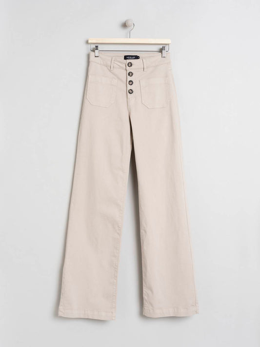 PANTALÓN FLARE LISO