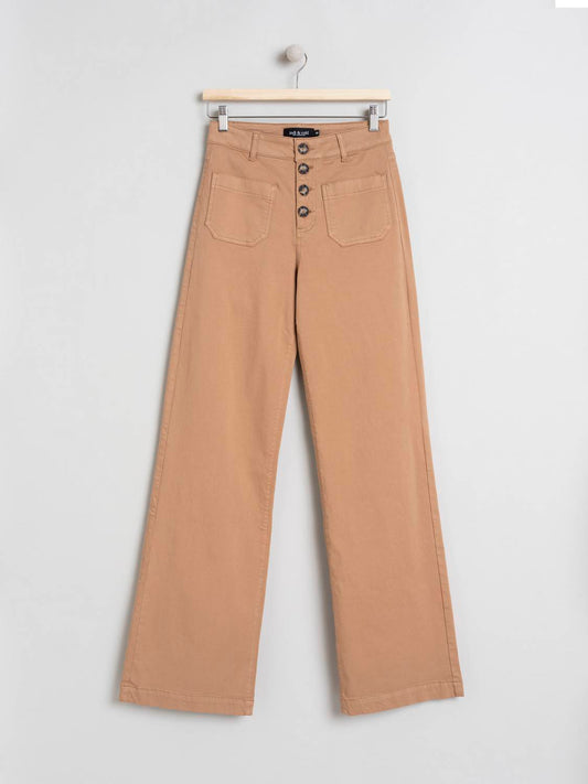 PLAIN FLARE PANTS