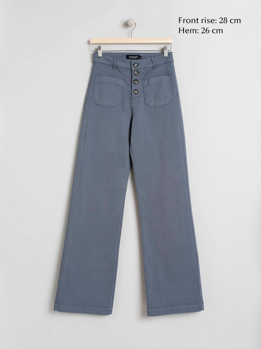 PANTALÓN FLARE LISO