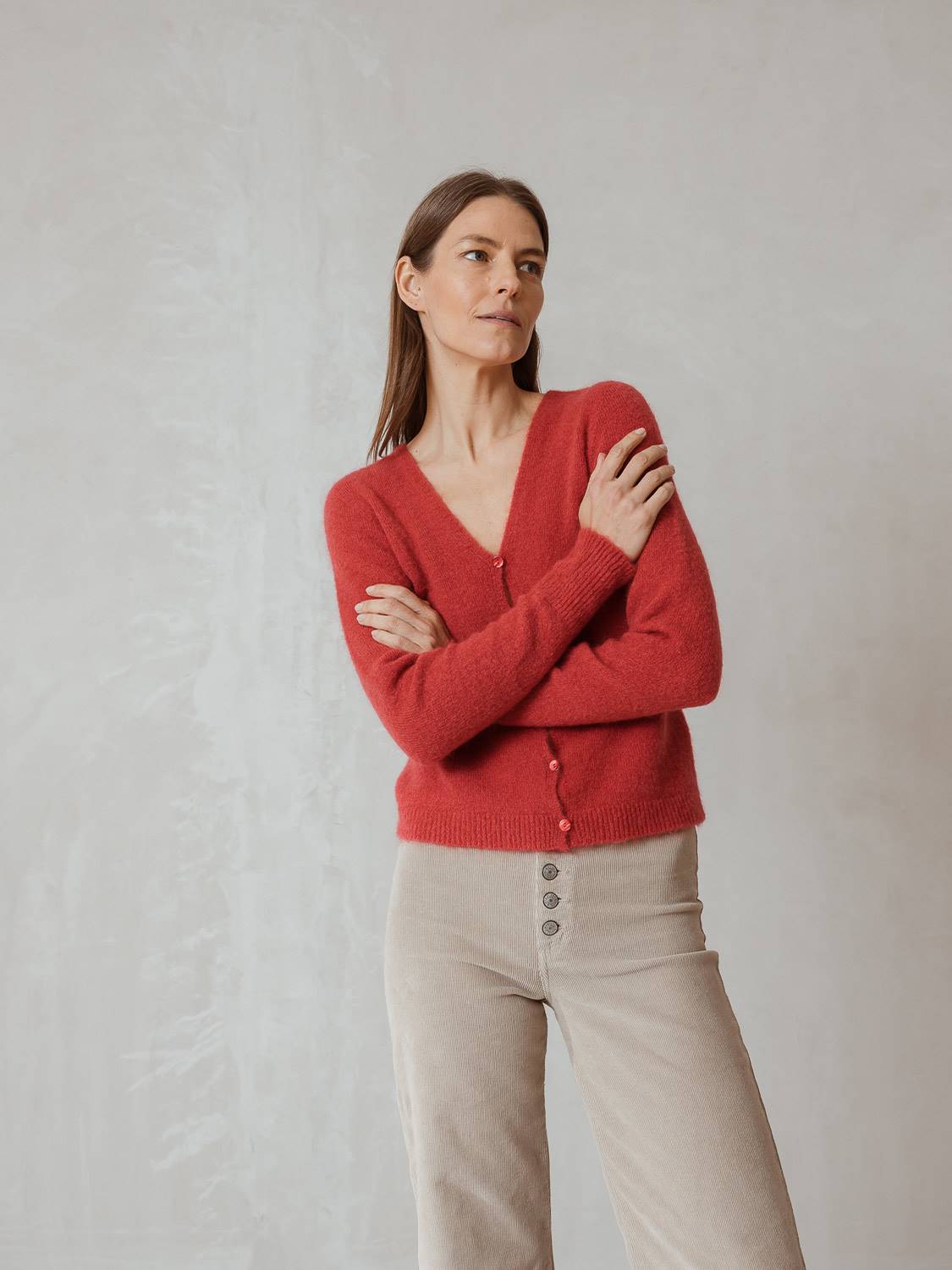 CHAQUETA MOHAIR BOTONES