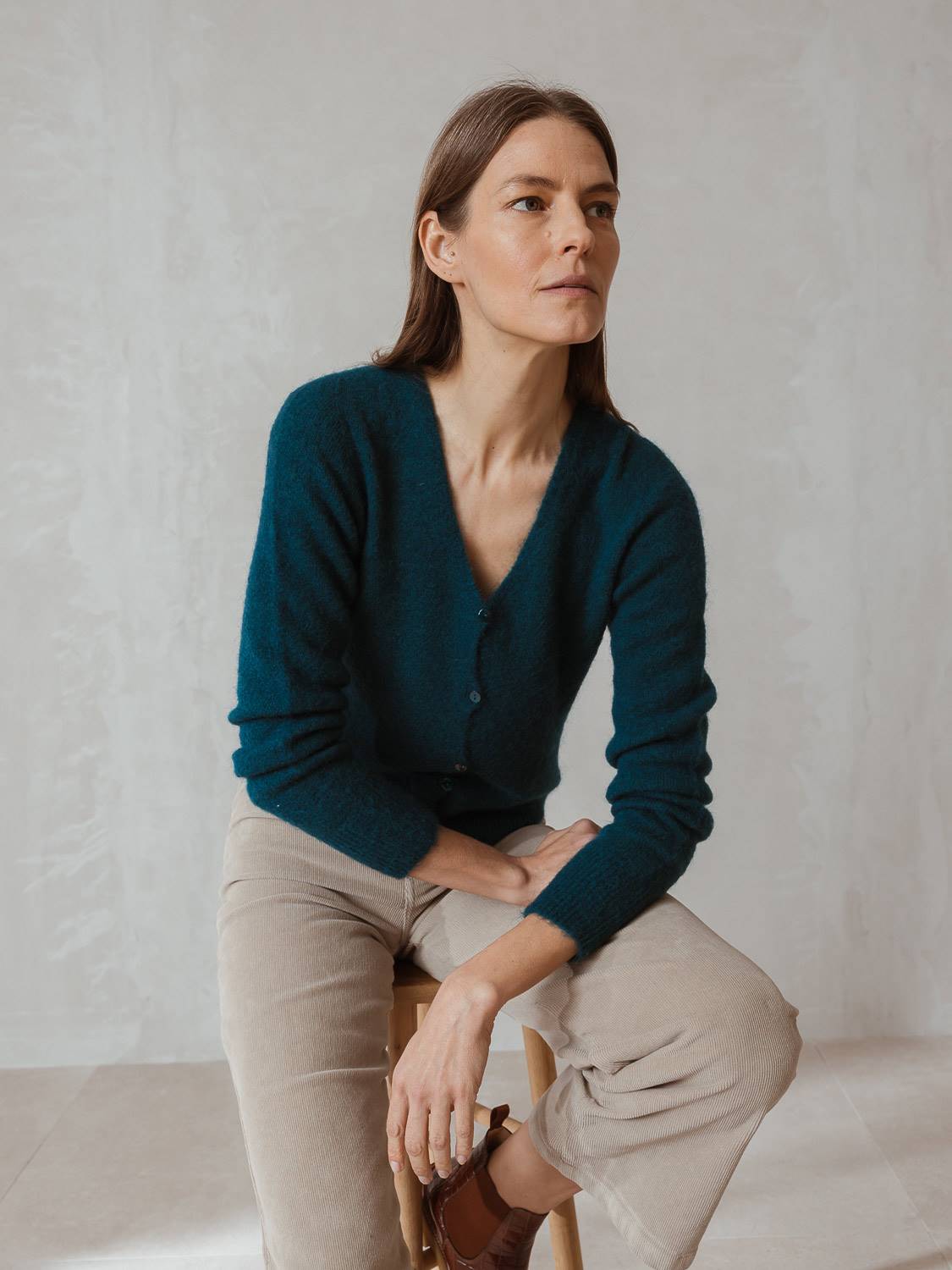 CHAQUETA MOHAIR BOTONES