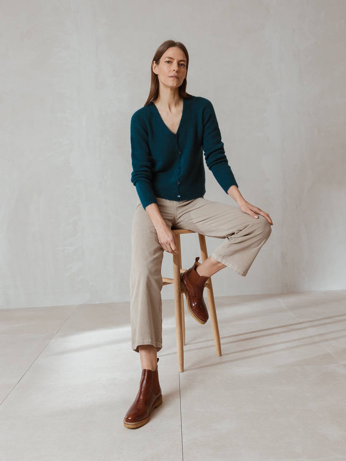 CHAQUETA MOHAIR BOTONES