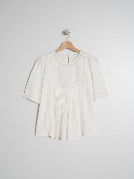 BLUSA ROMÁNTICA BORDADOS
