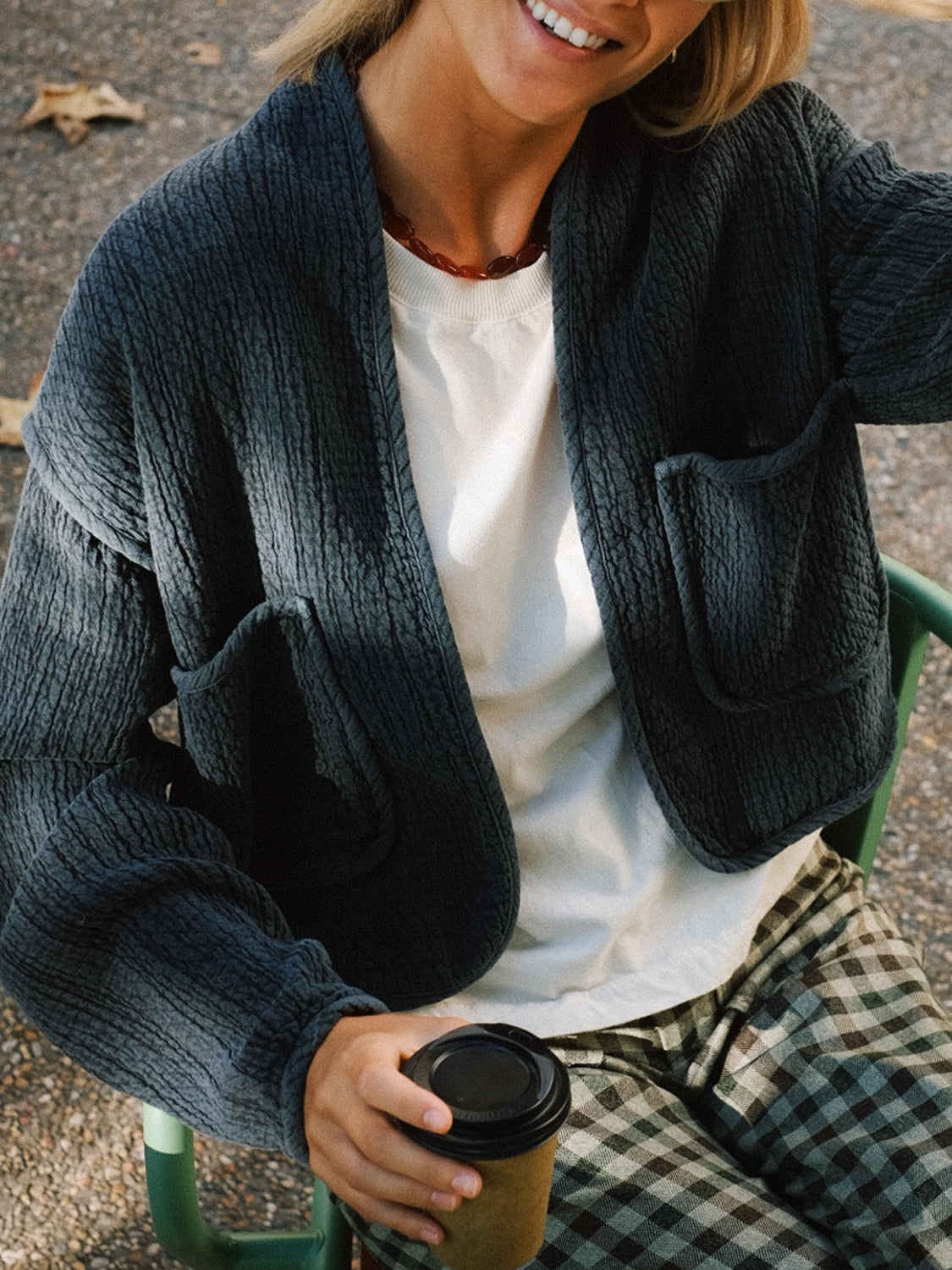 Veste en double gaze